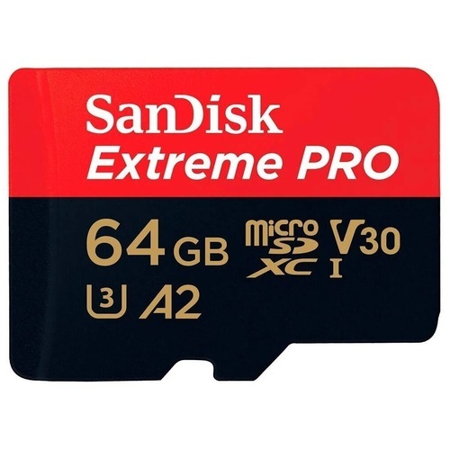 Карта памяти microSD 64GB SanDisk Extreme Pro