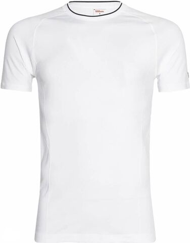 Теннисная футболка Wilson Team Seamless Crew T-Shirt - bright white