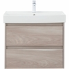 Aquanet 287885 Тумба Nova Lite 75 2 ящ. цв. орех светлый (287885)