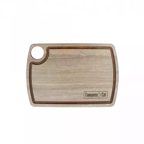 Доска разделочная 15х22см ComposeEat Fashion травертин капучино
