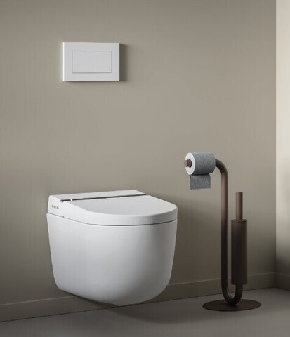 ArtCeram KHYV001 01 00 ArtCeram HYPE Унитаз-биде подвесной 38X59см, безободковый, с soft-close, с пультом управления, цвет белый с покрытием saniglaze