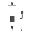 Cezares SLIDER-VDSET-IN SLIDER-VDSET-IN Душевой комплект встраиваемый с изливом (смеситель, верхний душ, ручной душ со шлангом, излив, штуцер с держателем), сатин