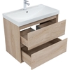 Aquanet 336384 Тумба Милан 80 цв. дуб светлый (336384)