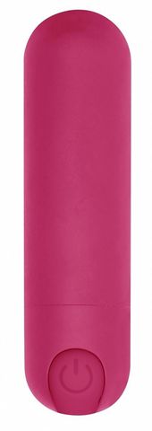 Розовая перезаряжаемая вибропуля 7 Speed Rechargeable Bullet - 7,7 см. - Shots Media BV Be Good Tonight BGT006PNK