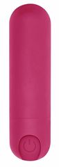 Розовая перезаряжаемая вибропуля 7 Speed Rechargeable Bullet - 7,7 см. - 