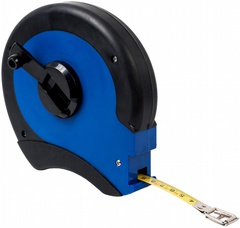 Рулетка геодезическая КОБАЛЬТ 50м x 13мм закрытый двухкомпонентный корпус (стальная лента, (646-935)