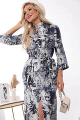 Платье "Мира" (графит) П7411 LT Collection