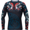 Рашгард Hardcore Training Nordic Pattern Black Russian L/S