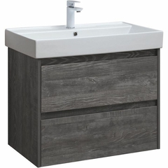 Aquanet 305239 Тумба с раковиной Nova Lite 75 2 ящ. цв. дуб серый (305239) фото