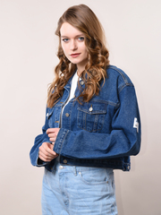 Куртка женская джинсовая