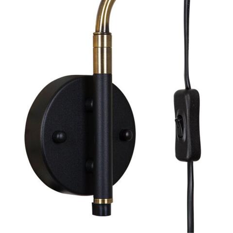 Настенный светильник Arte Lamp ZETTA A7055AP-1BK