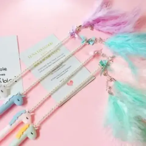 Зоо Няня игрушка для кошек Дразнилка с единорожком 34см