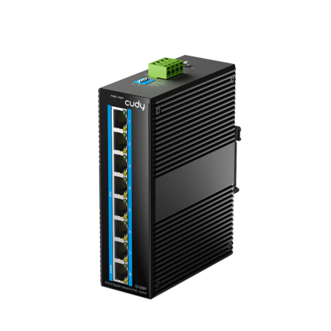 Cudy - Промышленный коммутатор с 8 гигабитными портами PoE+ IG1008P