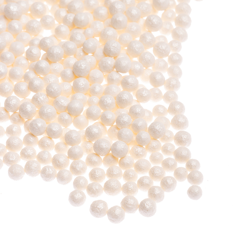 Посыпка мягкая Белый жемчуг (473) 5 мм, кг