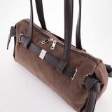 Сумка Саломея 2032 эко-замша шоколад