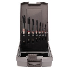 Набор метчиков машинных M3 -M12 HSSE-TiALN DIN371/376 (B/4-5P) 7пр Ruko 245068RO