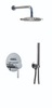 Vetta SETDOAF00M2-M000 Комплект: встраиваемый однорычажный смеситель для душа, верхний душ из стены диаметром 200 мм, встраиваемый душ с 1 режимом и со шлангом 1,5м