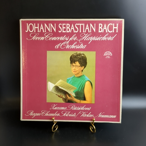 3 LP box. J.S. Bach / И.С. Бах - Концерты для клавесина и оркестра. Виниловые пластинки 12 дюймов в боксе. Supraphon Чехословакия