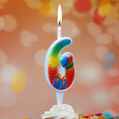 Свеча-цифра тортовая 