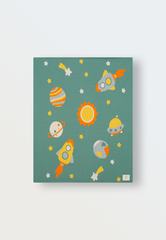 8060-192 Плед вязаный Simple (космос)