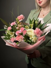 Сборный букет «Розовое очарование»