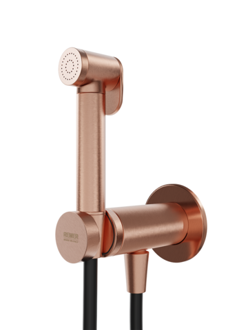 Remer X61PWRP Гигиенический душ со смесителем Remer X Style X61PWRP, медь брашированная