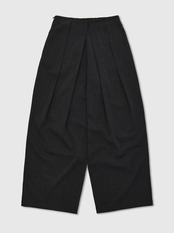 Брюки широкого кроя с боковой застежкой 