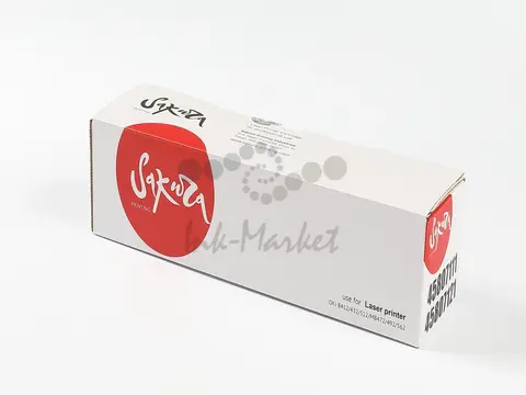 Картридж Sakura 45807111/45807121 для OKI, черный, 12000 к.