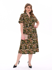 4536 Халат на пуговицах