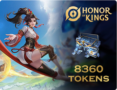 Игровая валюта Honor of Kings 8360 Tokens [Цифровая версия] (для ПК, цифровой код доступа)