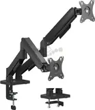Кронштейн для мониторов Cactus CS-VM-MD-72-BK черный/белый 17"-32" макс.9кг настольный поворот и наклон