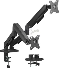 Кронштейн для мониторов Cactus CS-VM-MD-72-BK черный/белый 17"-32" макс.9кг настольный поворот и наклон