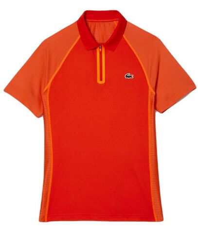 Поло теннисное Lacoste Sport Recycled Polyester Polo Shirt - rouge/orange