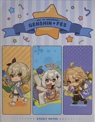 Записная книжка Genshin Impact Fes Postit Pad