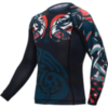 Рашгард Hardcore Training Nordic Pattern Black Russian L/S