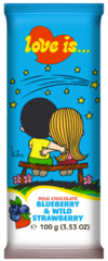 Шоколад Love is Черника и Земляника