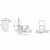 Vitra 5780B003-0585 *Zentrum унит.напольн.BTW, скрыт.подводка