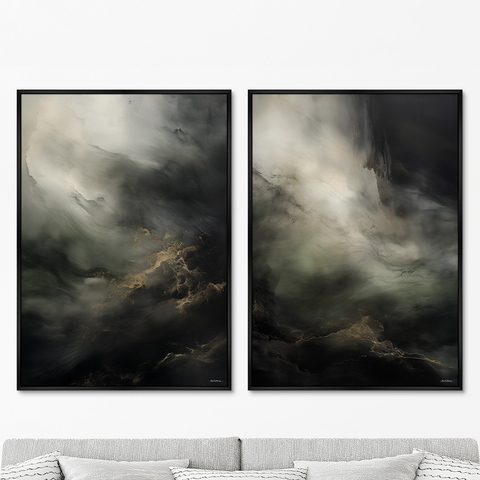 ArtNoMore - Набор из 2-х репродукций картин на холсте The Epic Storm, 2024г.