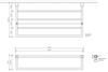 Decor Walther 0561360 Decor Walther Corner KHT Полотенцедержатель 60x30.5см, цвет: черный матовый