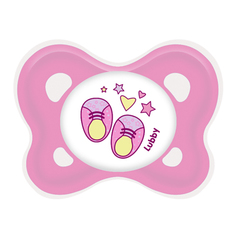 Соска-пустышка "Кнопочка", 0+ мес., силикон, скошенный сосок (стандарт)