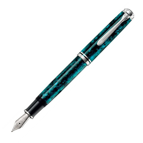 Ручка перьевая Pelikan Souverän® M805 SE, Ocean Swirl, M (806084)