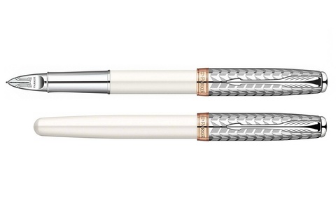 Ручка 5th mode Parker Sonnet`11 F540, Metal Pearl CT (S0976010)