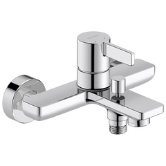 Duravit D-Neo Смеситель для ванны, настенный, с автом. перекл. цвет: хром DE5230000010 фото
