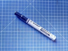 ЗУБР 2 - 4 мм, круглый, черный, маркер-краска, Профессионал (06325-2)