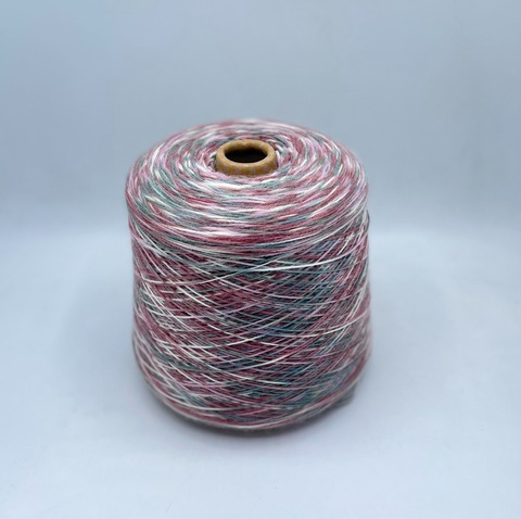 Бобинная пряжа (пр.Италия).art-Calzeteria 4/16 400/100гр, 75%Меринос 25%Полиамид, цвет-Мультиколор, арт.31433