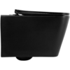 BelBagno BB3202CHR-MB/BB3202SC-MB/BB002-80/BB007-PR-NERO.M Комплект 4 в 1 Унитаз подвесной BelBagno ARDENTE-C BB3202CHR-MB с сиденьем BB3202SC-MB + Система инсталляции для унитазов BelBagno BB002-80 с кнопкой
