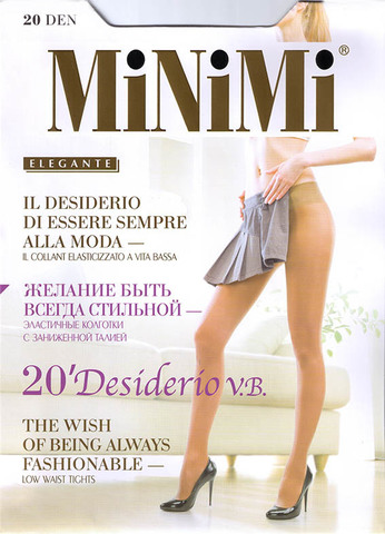 Женские колготки Desiderio 20 Vita Bassa Minimi