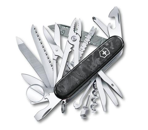 Нож складной Victorinox Swiss Champ Carbon Damast LE 2021 (1.6791.J21)