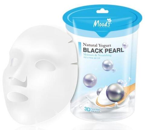 Тканевая маска для лица Belov Moods Natural Yogurt Black Pearl Mask, 35 гр