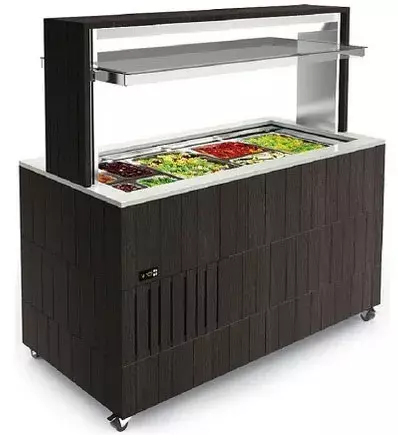 СТОЛ ШВЕДСКИЙ ОХЛАЖДАЕМЫЙ ENOFRIGO FAST GOURMET ISOLA RF 1400 A1FASTGOIRF14P СЕР.ПЕПЕЛ